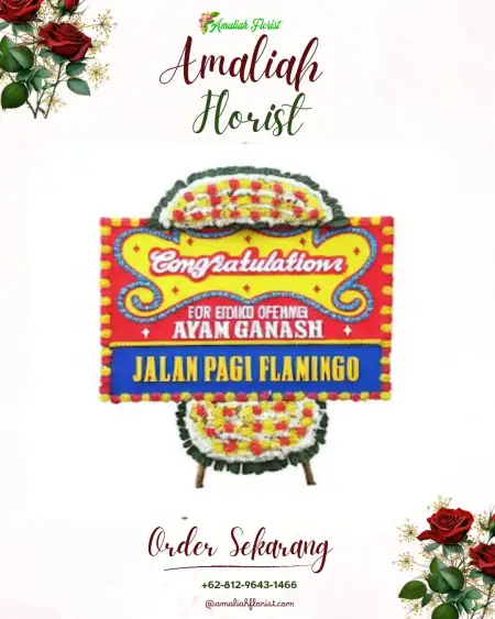Sewa Papan Bunga Tondo