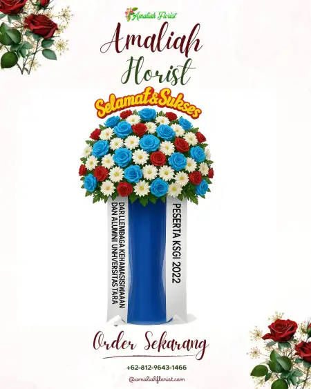 Standing Flowers Tondo